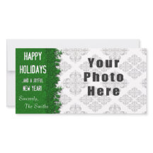 prettige feestdagen Green Snowflake