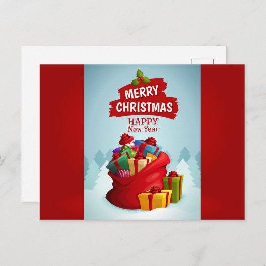 prettige feestdagen Greeting Briefkaart (Voorkant / Achterkant)