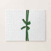 Prettige feestdagen Groene Boog Legpuzzel (Horizontaal)