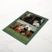 prettige feestdagen | Groene Verticaal 3 Foto | Go (Gedraaid)