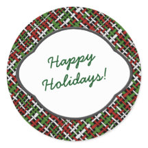 Prettige feestdagen Groet op seizoensgebonden jute