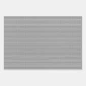 prettige feestdagen groet wil zwart en wit inpakpapier vel (Voorkant 2)