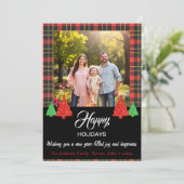 Prettige Feestdagen Groeten Kaart (Staand voorkant)