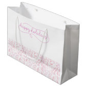 prettige feestdagen groot cadeauzakje (Voorkant Gekanteld)