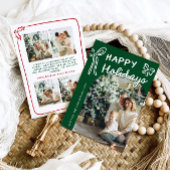 Prettige feestdagen Hand getekend Feestdagenkaart