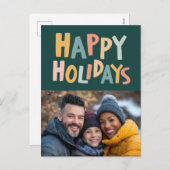 PRETTIGE FEESTDAGEN Handgemaakte aangepaste foto k (Voorkant / Achterkant)