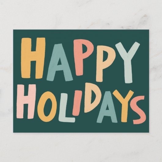 PRETTIGE FEESTDAGEN Handgemaakte aangepaste kerst (Voorkant)