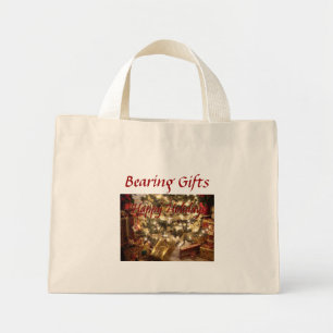 Prettige feestdagen - Het dragen van geschenken - Mini Tote Bag