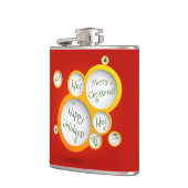 prettige feestdagen heupfles (Links)