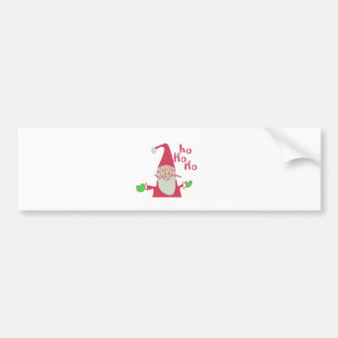 prettige feestdagen Ho Ho Merry Kerstmis Bumpersticker