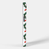 Prettige feestdagen  Holly Kerstkrans Case-Mate iPhone Case (Achterkant / Rechts)