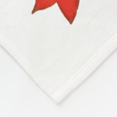 Prettige feestdagen  Holly Kerstkrans Fleece Deken (Hoek)