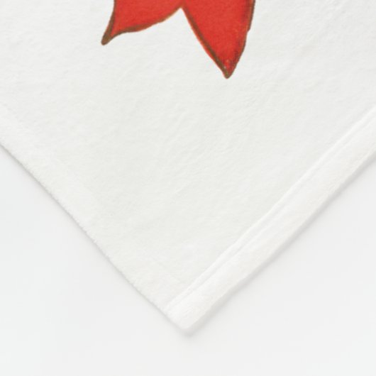 Prettige feestdagen  Holly Kerstkrans Fleece Deken (Hoek)