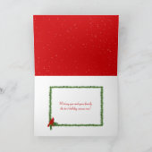 prettige feestdagen Irish Setter Kaart (Binnen)