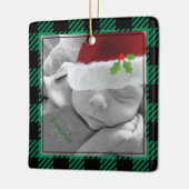 prettige feestdagen jaar naam Pset Truck Red Green Keramisch Ornament (Links)