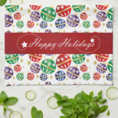 Prettige feestdagen Jingle Bell Christmas Theedoek (Gevouwen)