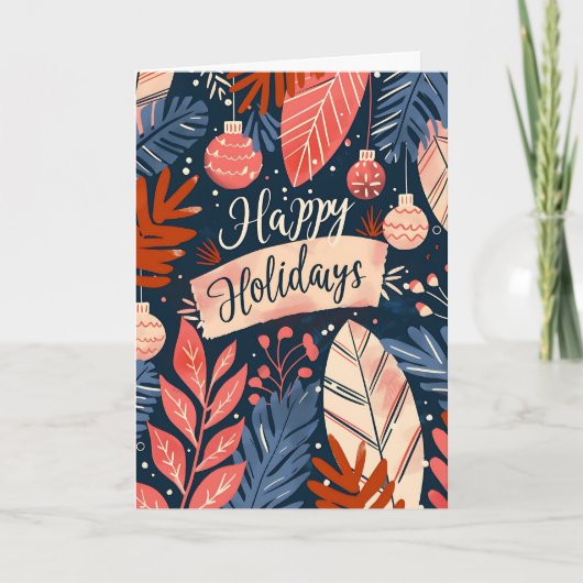 prettige feestdagen kaart (Voorkant)