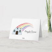 Prettige feestdagen Kaart Niet-confessioneel (Achterkant)