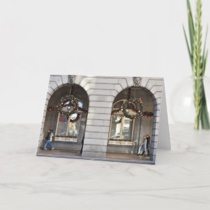 prettige feestdagen kerst feestseizoen in Londen Kaart