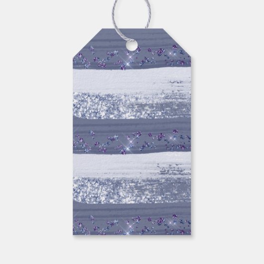 Prettige feestdagen Kerst Sneeuw Wereldbol Leuke H Cadeaulabel (Achterkant)