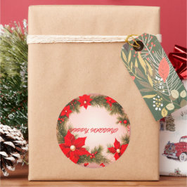 Prettige feestdagen Kerst sticker