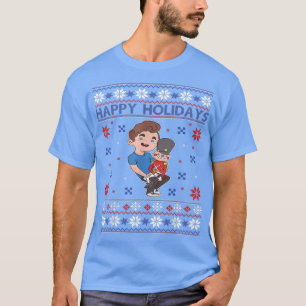 prettige feestdagen kerst t-shirt