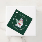 prettige feestdagen kerst van Nisse Gnome Bedankjes Labels (In situ)