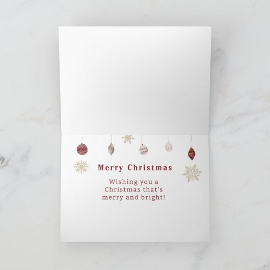 prettige feestdagen kerstavond (Binnen)