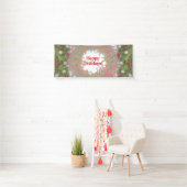 prettige feestdagen kerstbanner spandoek (Insitu)