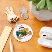 prettige feestdagen kerstBeer Sleutelhanger