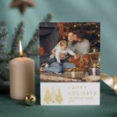 Prettige feestdagen Kerstbomen Eenvoudige foto