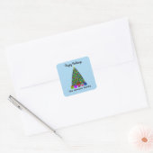 prettige feestdagen kerstboom #2 Sticker (Envelop)