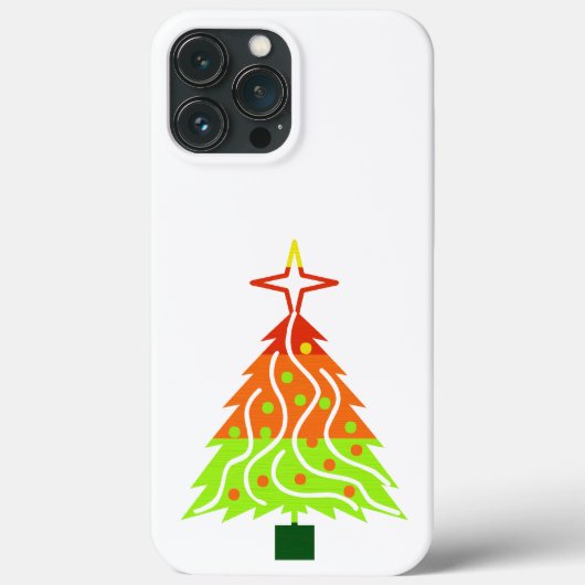 prettige feestdagen kerstboom Case-Mate iPhone case (Achterkant)