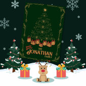 Prettige Feestdagen Kerstboom Kerstkaart Kaart