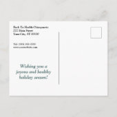 prettige feestdagen kerstboomkermis (Achterkant)