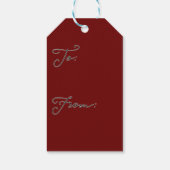 prettige feestdagen kerstcadeauLabel Cadeaulabel (Achterkant)