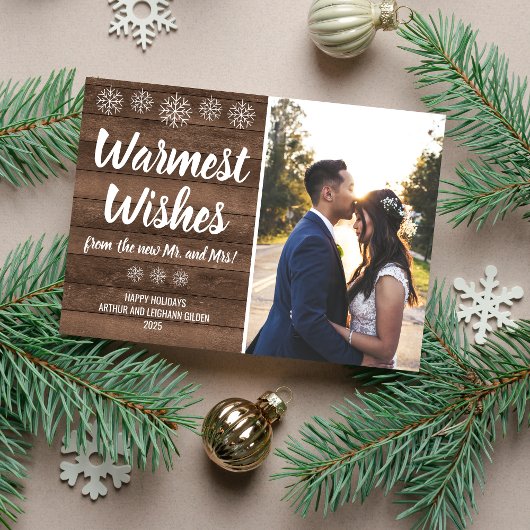 Prettige feestdagen kerstfoto feestdagenkaart