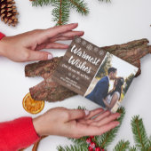 Prettige feestdagen kerstfoto feestdagenkaart