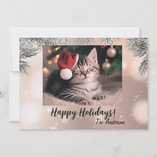 Prettige feestdagen Kerstkitten 9, Kaart (Voorkant)