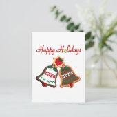 prettige feestdagen kerstkoekjes (Staand voorkant)