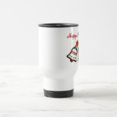 prettige feestdagen kerstkoekjes reisbeker (Center)