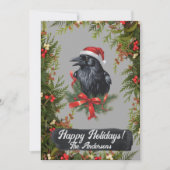 Prettige feestdagen Kerstkraai 6, Kaart (Voorkant)