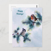 prettige feestdagen Kerstmis Briefkaart (Voorkant / Achterkant)