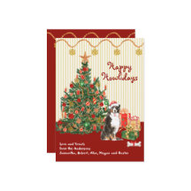 prettige feestdagen Kerstmis met Bernese Mountain 