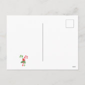 prettige feestdagen | Kerstmis op snoepsuikerriet  (Achterkant)