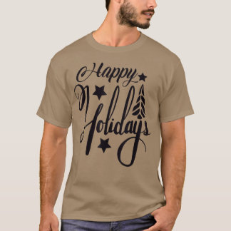prettige feestdagen Kerstmis T-shirt