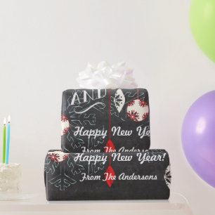 prettige feestdagen kerstpapier met kerstinslag cadeaupapier