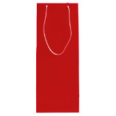 prettige feestdagen kerstrood wijn cadeautas (Achterkant)