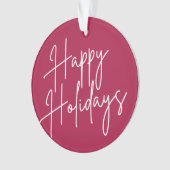 PRETTIGE FEESTDAGEN KERSTVERSIERING ORNAMENT (voorkant)