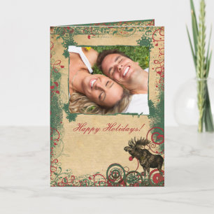 Prettige feestdagen Kies uw fotokaart Kaart
